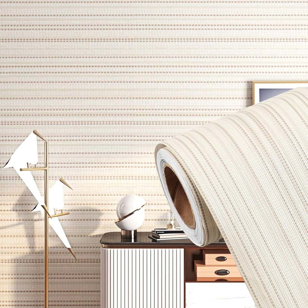 Waterproof Beige Wallpaper: image 1
